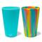 Silipint® 16oz. Sugar Rush & Aqua Silicone Pint Glasses, 2ct.